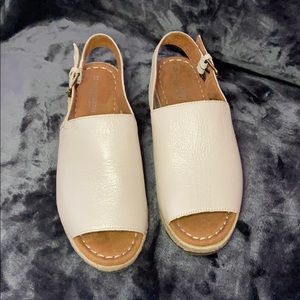 Naturalizer Espadrille Sandals Leather Upper Sz 7